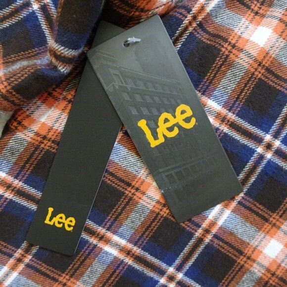 Lee Flannel Shirt Men's Size XL Snap Close Plaid - Picture 4 of 5
